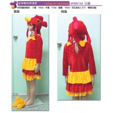 公雞全身動物表演套裝