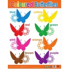 Wall chart: Coloured Butterflies